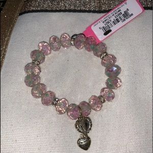 Betsey Johnson floral bead bracelet NWT